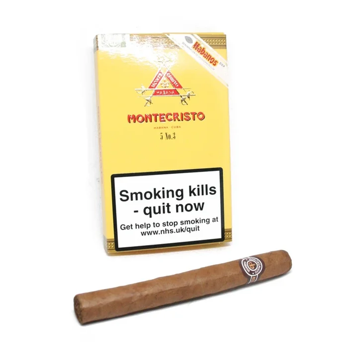 Montecristo -No. 3- Pack of 5 Cigars