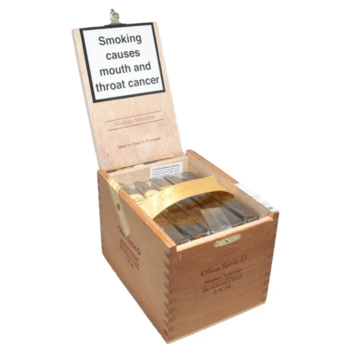 Oliva – Serie G – Maduro Belicoso – Box of 24 Cigars