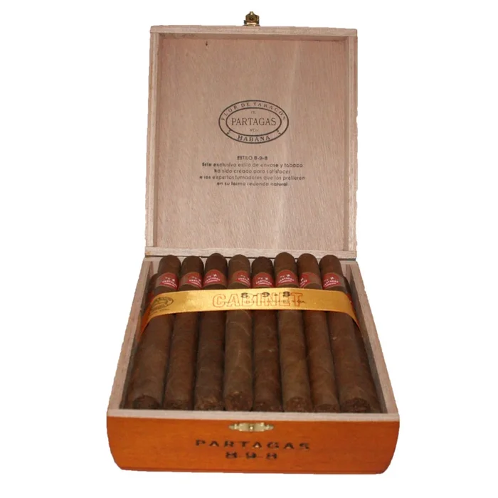 Partagas – 8 – 9 -8 – Varnished Box of 25 Cigars