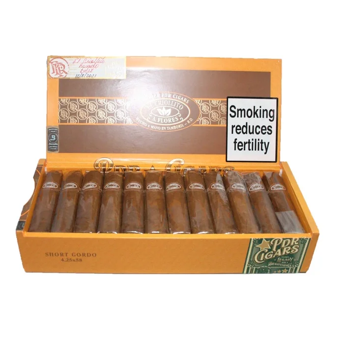 PDR Cigars – El Criolilto – Short Gordo – Box of 24 Cigars