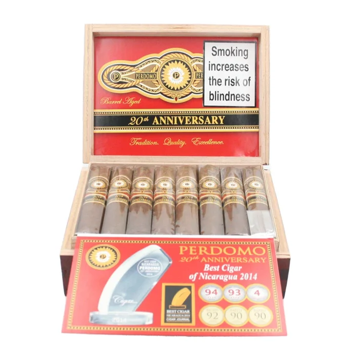 Perdomo – 20th Anniversary SG – Robusto – Box of 24 Cigars