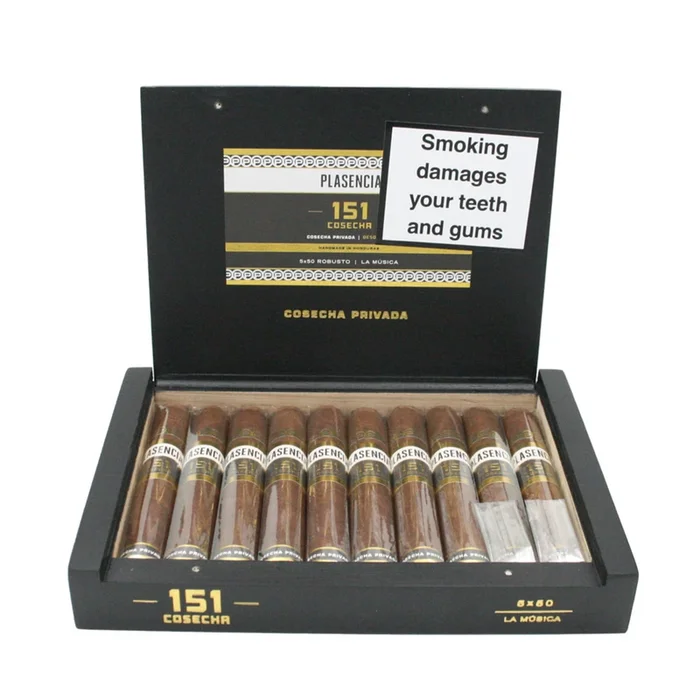Plasencia – Cosecha 151 – La Musica Robusto – Box of 10 Cigars