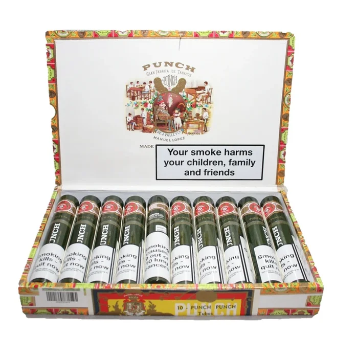 Punch – Punch (Tubed) – Box of 10 Cigars
