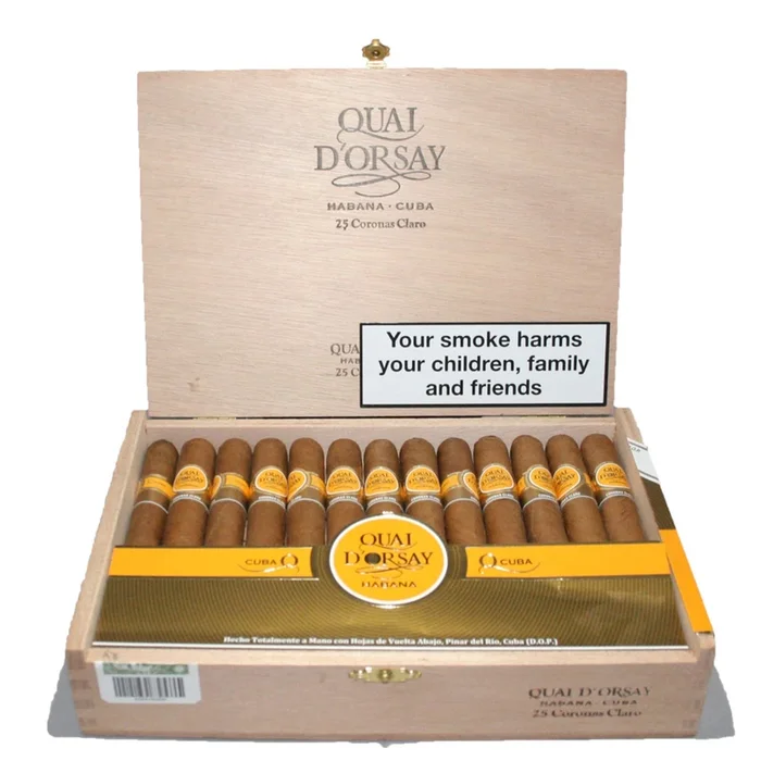 Quai d’Orsay – Coronas Claro – Box of 25 Cigars