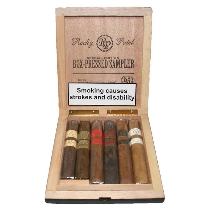 Rocky Patel – Special Edition Box Pressed Sampler – Box of 6 Cigars