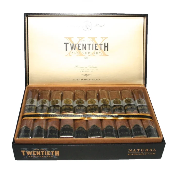 Rocky Patel – Twentieth Anniversary Natural – Rothschild – Box of 20 Cigars
