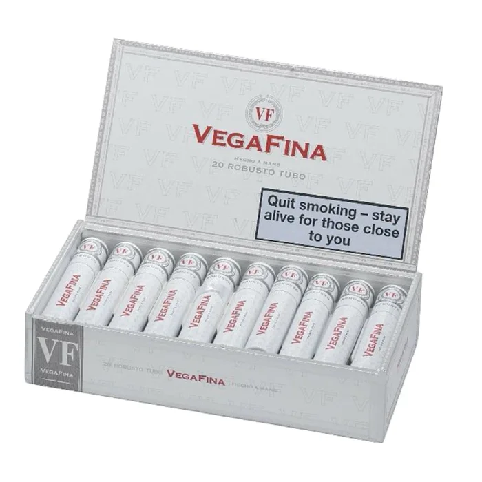 Vega Fina- Classic – Robusto – Box of 20 Tubed Cigars