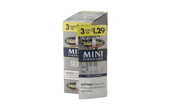 White Owl Mini Cigarillo Silver (3)