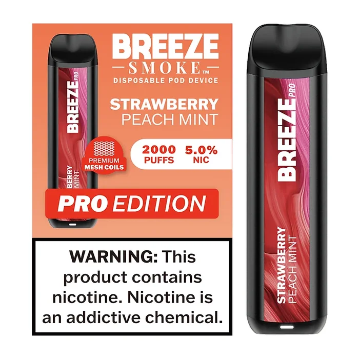 Breeze Pro – Strawberry Peach Mint