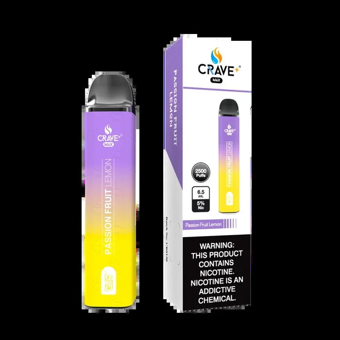 Crave Max 2500 – Passion Fruit Lemon