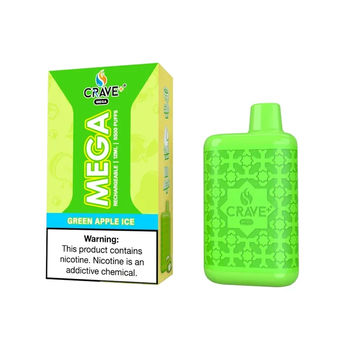 CRAVE Mega – Green Apple Ice