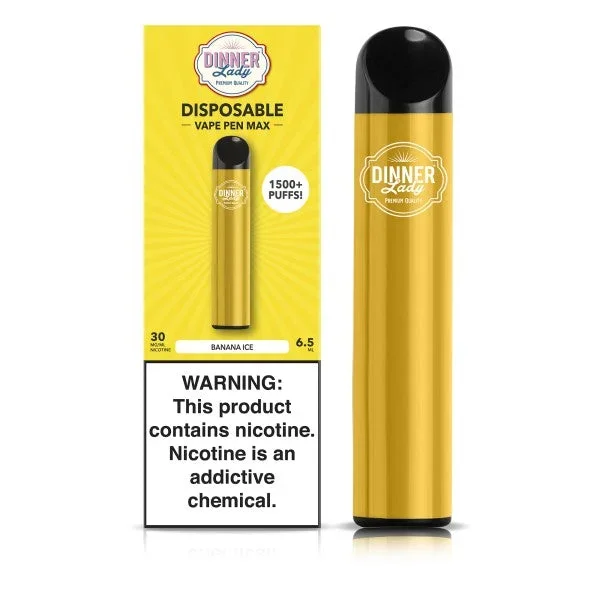 Dinner Lady Vape Pen Max – Banana Ice