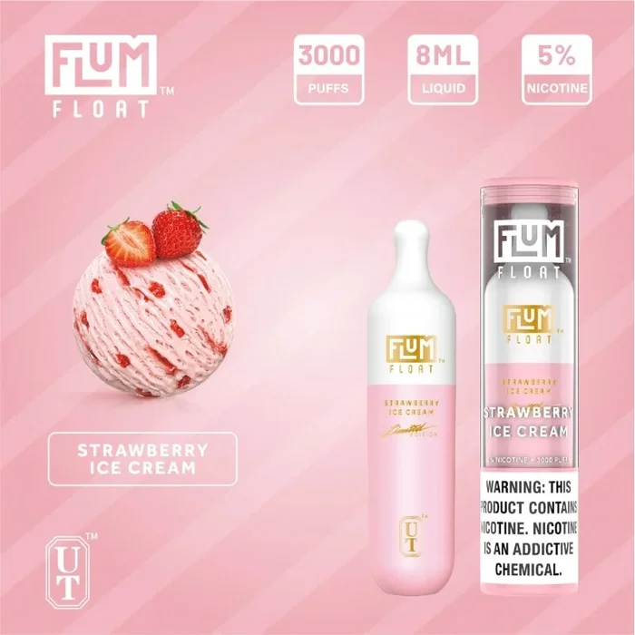 FLUM Float – Strawberry Ice Cream