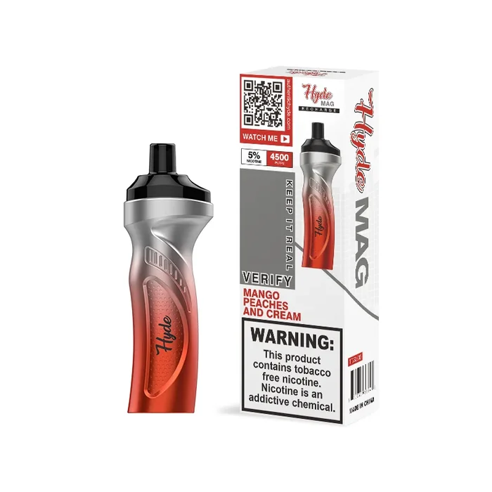 HYDE Mag (4500 Puffs) – Mango Peaches & Cream