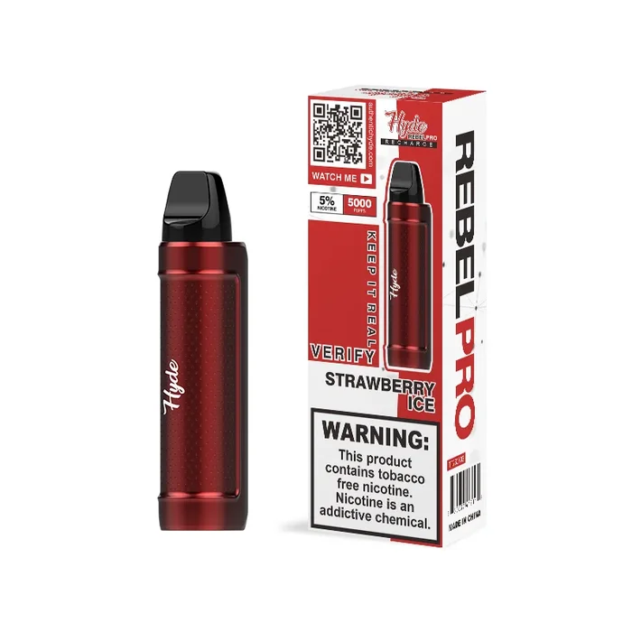 Hyde Rebel Pro (5000 Puffs) – Strawberry Ice