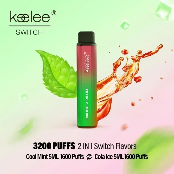 keelee Switch Cool Mint & Cola Ice 2-in-1 Disposable Pods