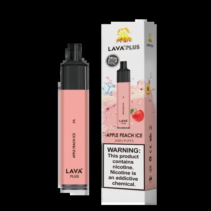 Lava Plus – Apple Peach Ice 3%