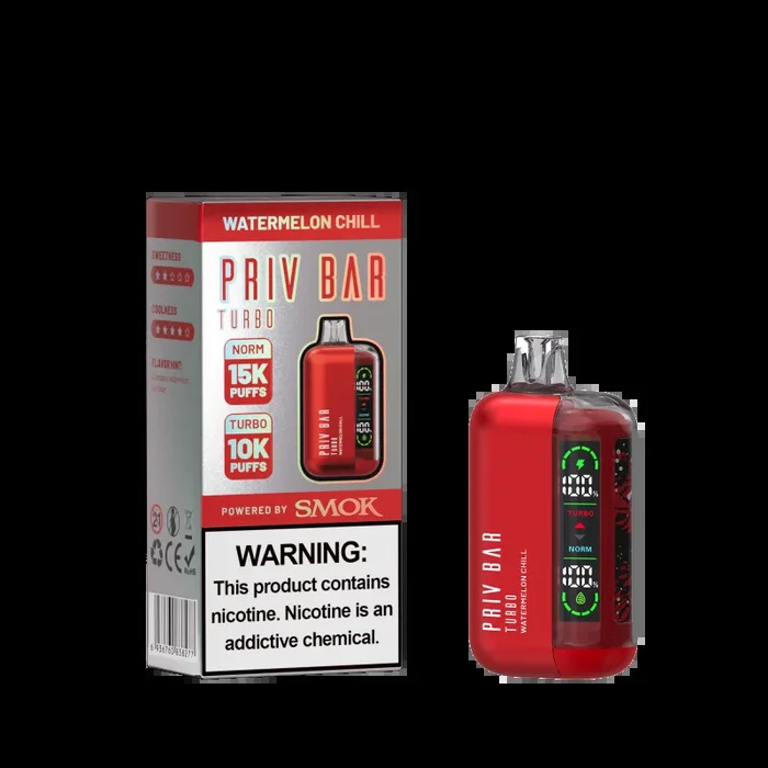 PRIV BAR TURBO – Watermelon Chill