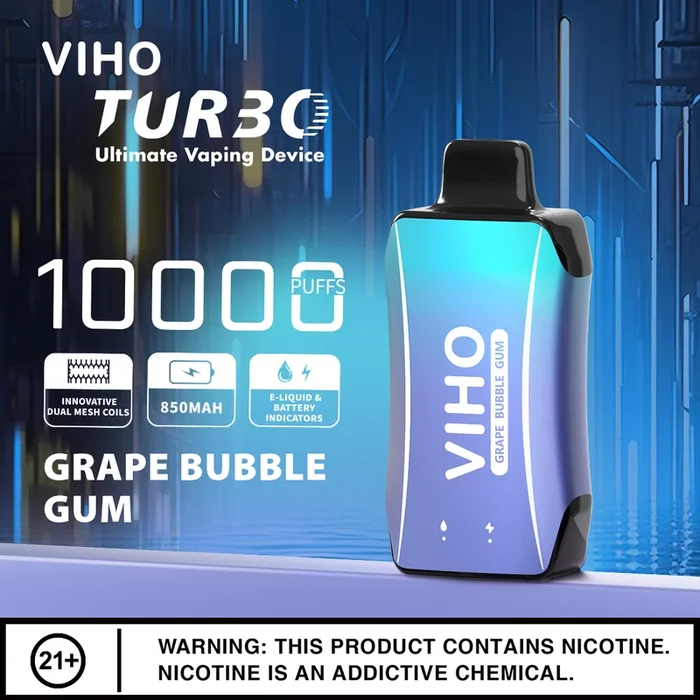 VIHO Turbo 10k – Grape Bubblegum