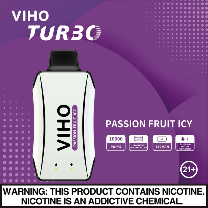 VIHO Turbo 10k – Passion Fruit Icy