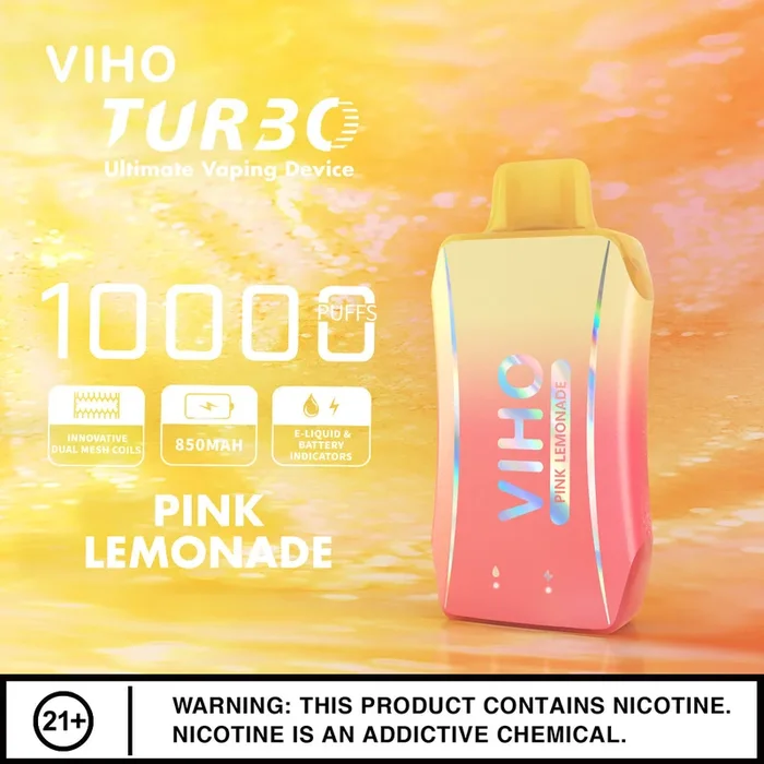VIHO Turbo 10k – Pink Lemonade