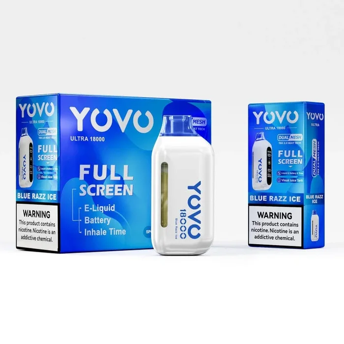 YOVO Ultra 18000 – Blue Razz Ice