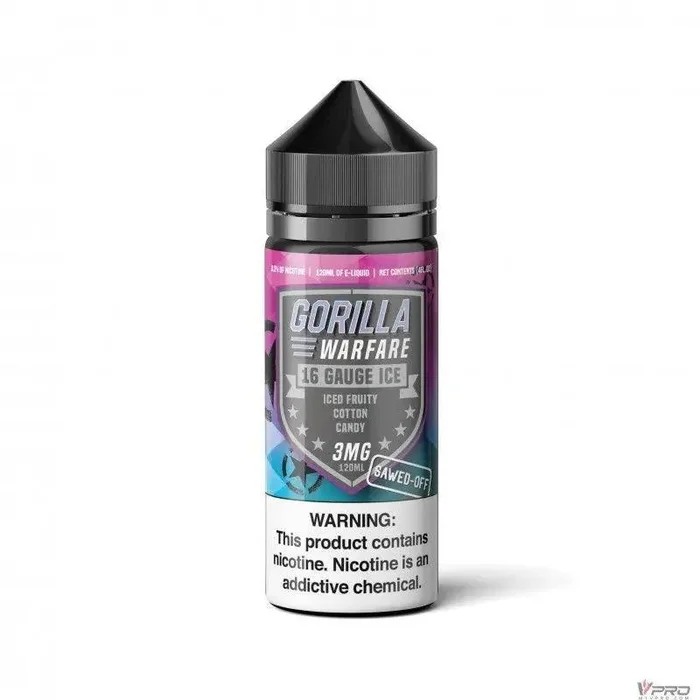 16 Gauge Ice – Gorilla Warfare SAWED-OFF 120mL