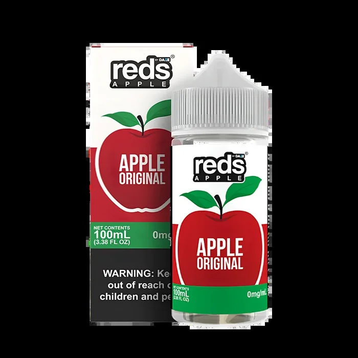 7 Daze Reds Apple Freebase Juice | 0 ~ 6 Mg Nic in 7 Flavors