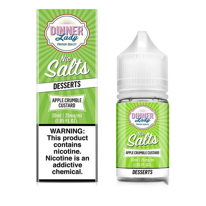 Apple Crumble Custard – Dinner Lady Salt 30mL