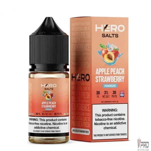 Apple Peach Strawberry Freeze – Hero Salts 30mL