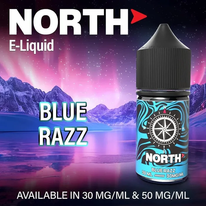 Blue Razz – North Salt E-Liquid 30mL