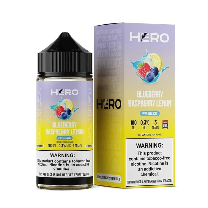 Blueberry Raspberry Lemon Freeze – Hero 100mL
