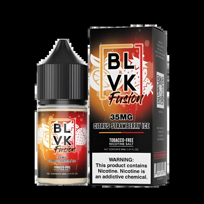BLVK Fusion Salt Nic Vape Juice | 35 ~ 50Mg Nic in 5 Flavors