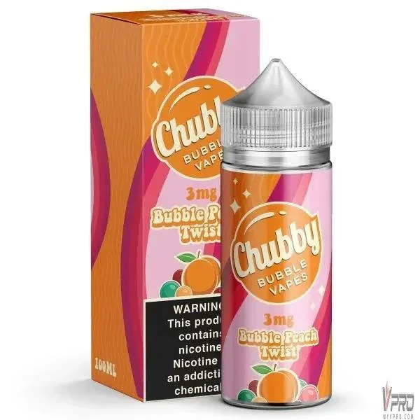 Bubble Peach Twist – Chubby Bubble Vapes 100mL