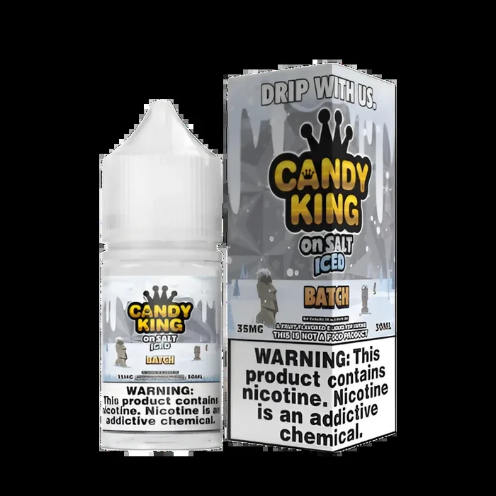 Candy King Iced Salt Nicotine | 35 ~ 50 Mg Nic in 11 Flavors