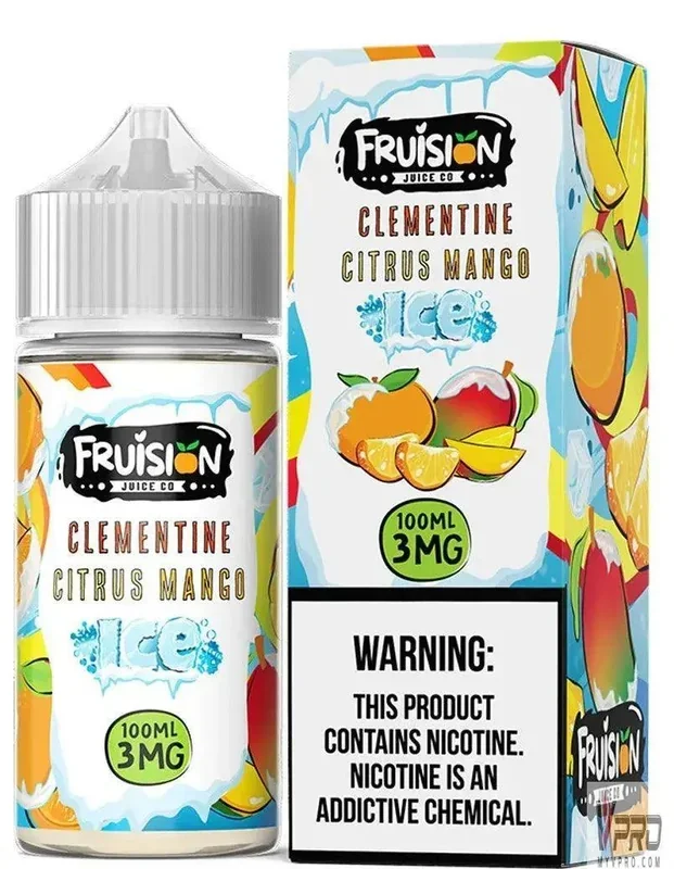 Clementine Citrus Mango Ice – Fruision Juice Co 100mL