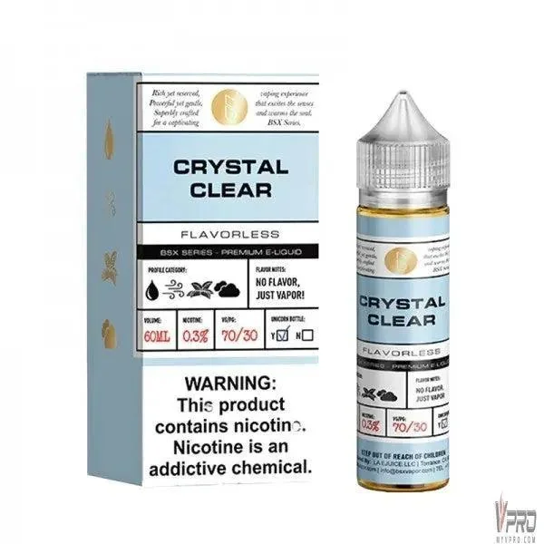 Crystal Clear – BSX Series Glas Vapor 60mL