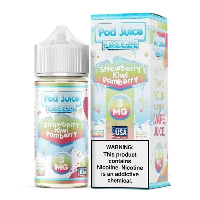 Freeze Strawberry Kiwi Pomberry – POD Juice 100mL