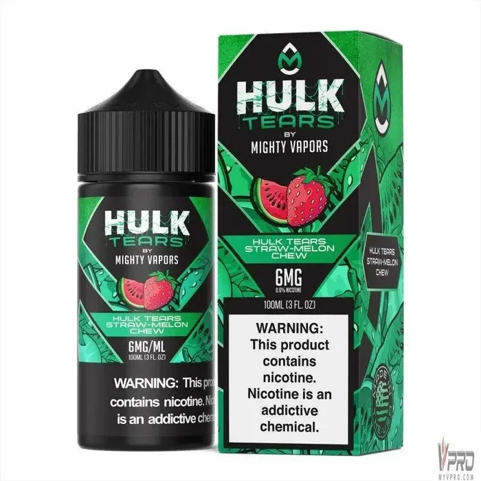 Hulk Tears Straw Melon Chew – Hulk Tears 100mL