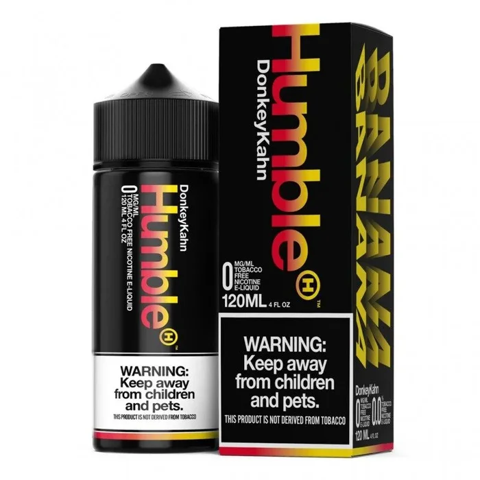 Humble Synthetic Donkey Kahn E-Juice 120ml – Strawberry, Banana, and Dragonfruit Blend Vape Juice – VAPE HK SHOP | WHOLESALE