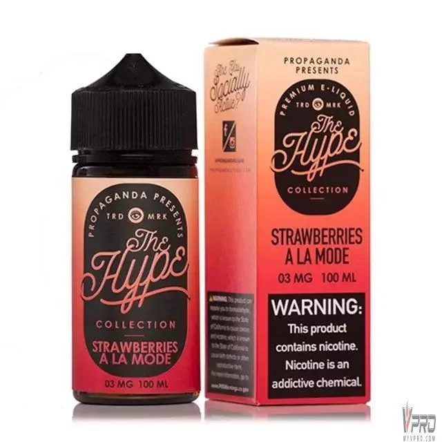 Hype – Strawberries A La Mode – Propaganda 100mL