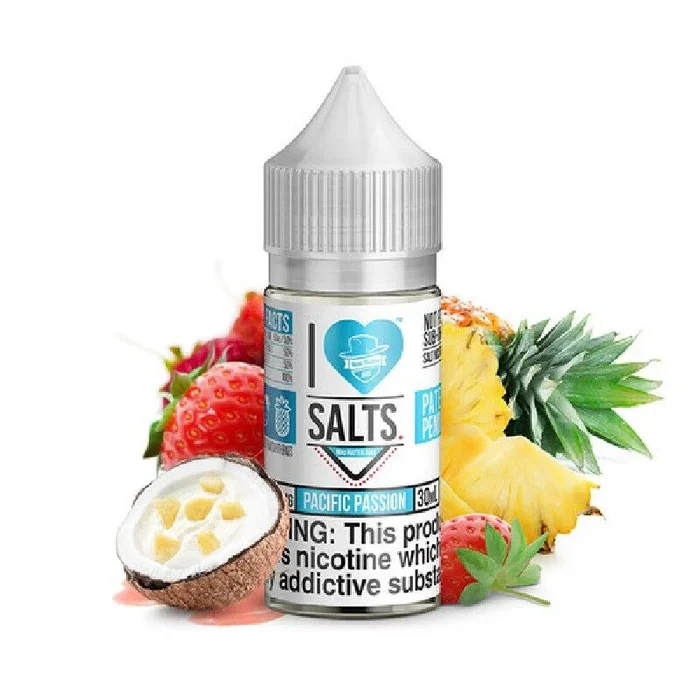 I Love Salts Blue Strawberry E-Juice 30ml – Tropical Blend of Coconut, Strawberry, and Pineapple Flavor Vape Juice – VAPE HK SHOP | WHOLESALE