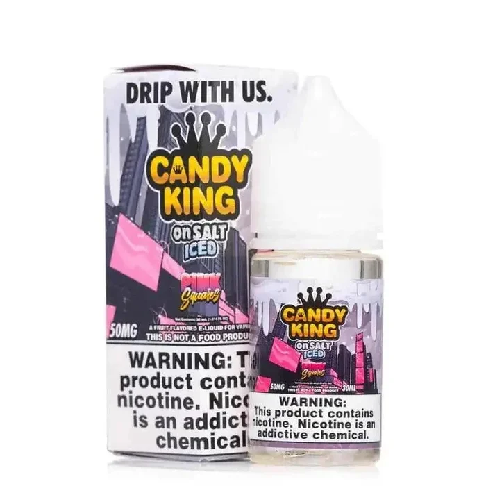 ICED Pink Squares – Candy King On Salt 30mL