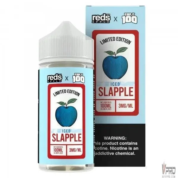 Iced Slapple – 7 Daze Reds x Keep It 100 100mL