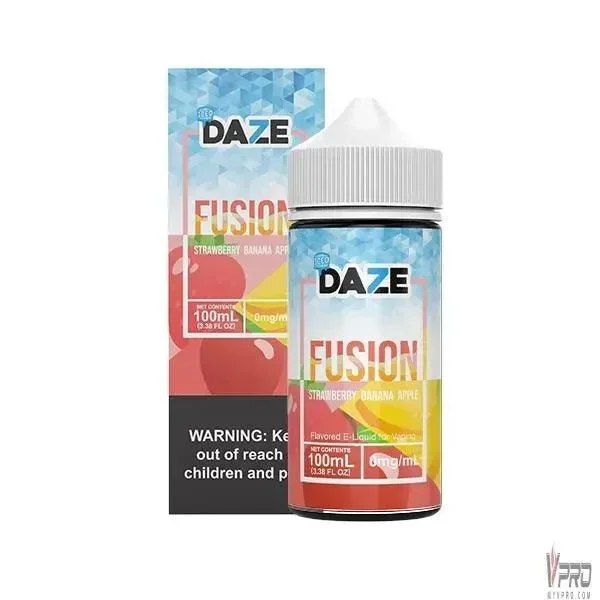 ICED Strawberry Banana Apple – 7 Daze Fusion Synthetic 100mL