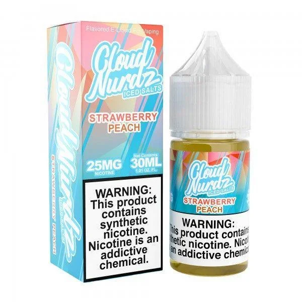 Iced Strawberry Peach – Cloud Nurdz Salts 30mL