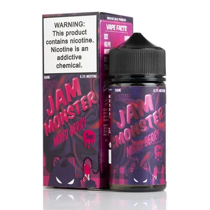 Jam Monster Mixed Berry Toast Vape Juice 100ml – Strawberry Jam, Butter & Toast Flavor E-Liquid – VAPE HK SHOP | WHOLESALE