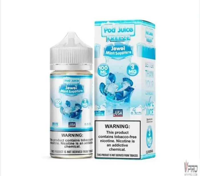 Jewel Mint Sapphire Freeze – POD Juice Synthetic 100mL