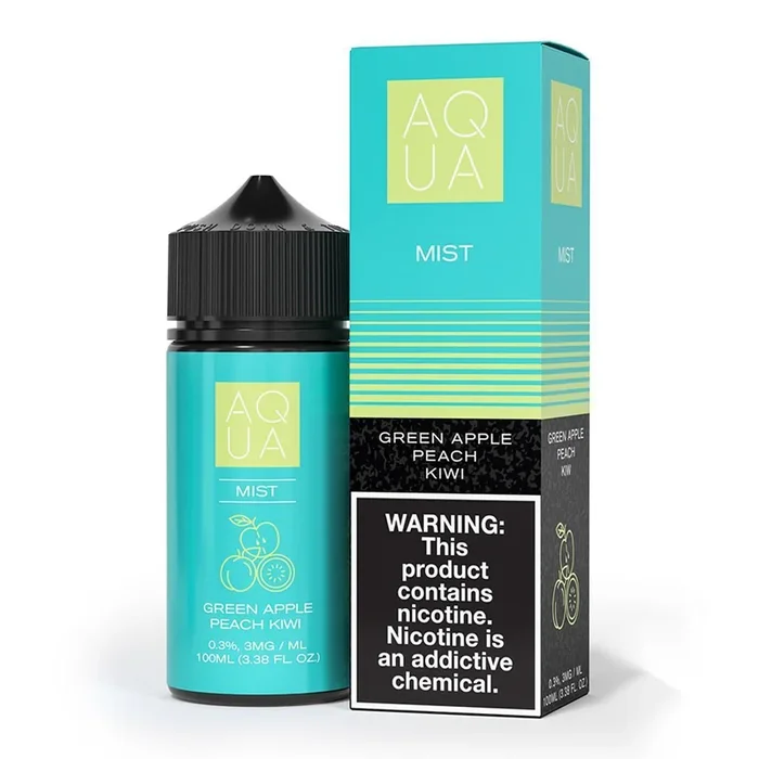 Mist (Green Apple Peach Kiwi) – Aqua E-Liquid 100mL