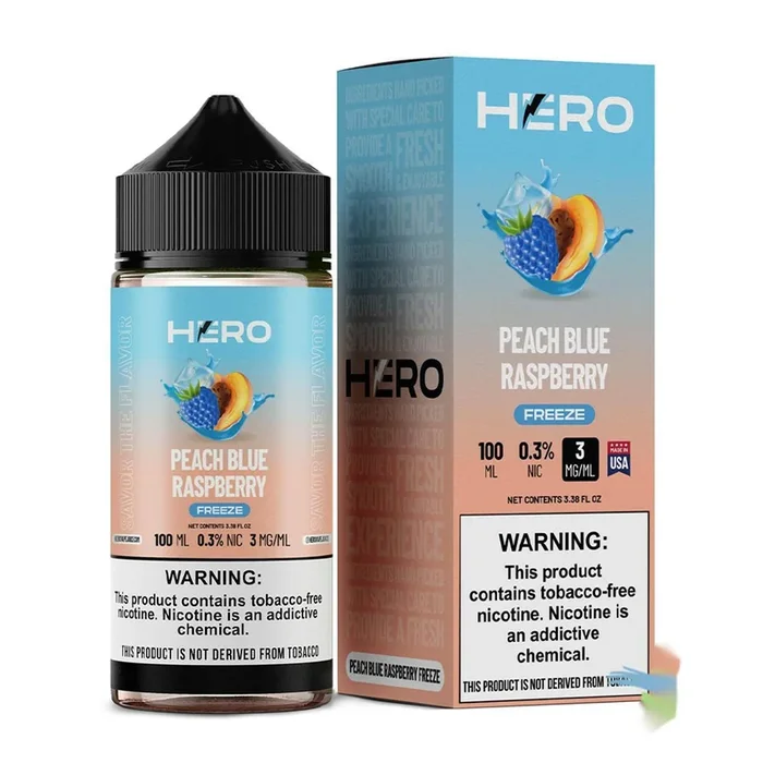 Peach Blue Raspberry Freeze – Hero 100mL